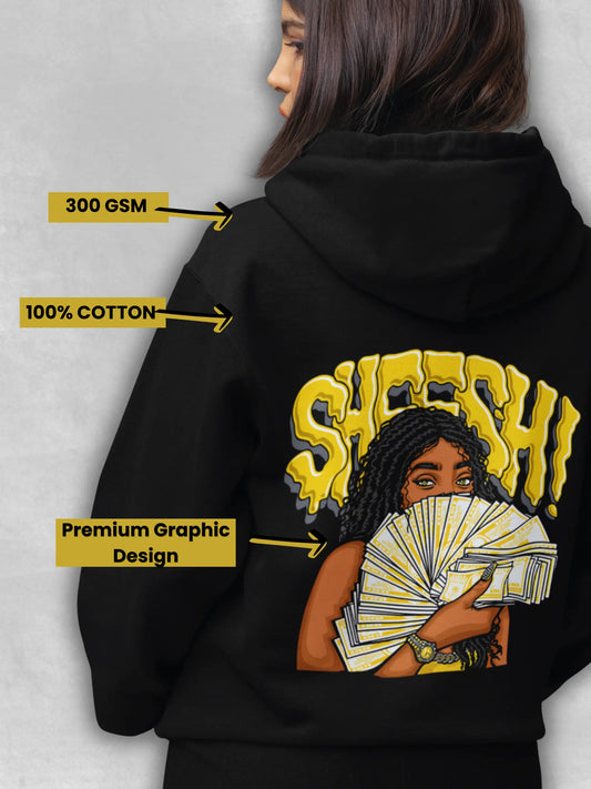 "SHEESH!" Heavyweight Graphic Hoodie